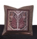 Precious Pillow Cover Burgundy and Gold