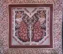 Precious Pillow Cover Burgundy and Gold