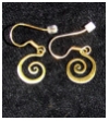 Brass Earring